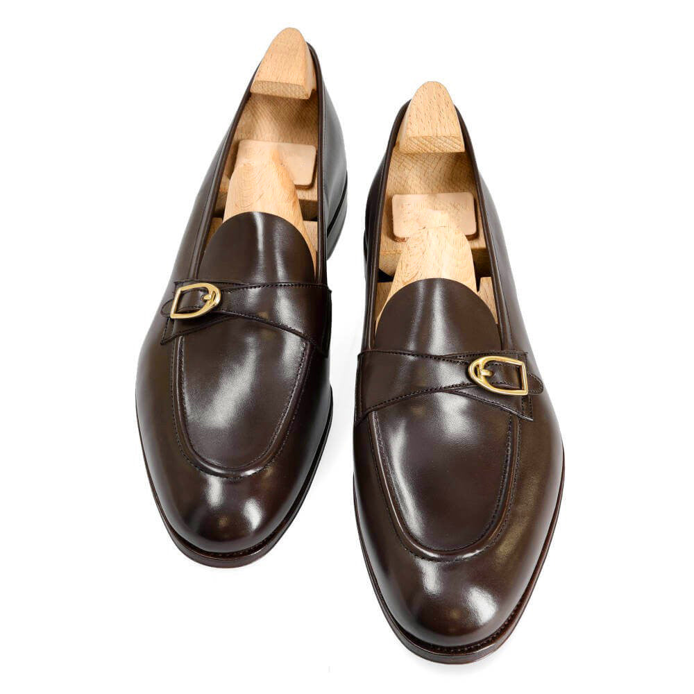 Elliot Dark Brown Monk Loafer
