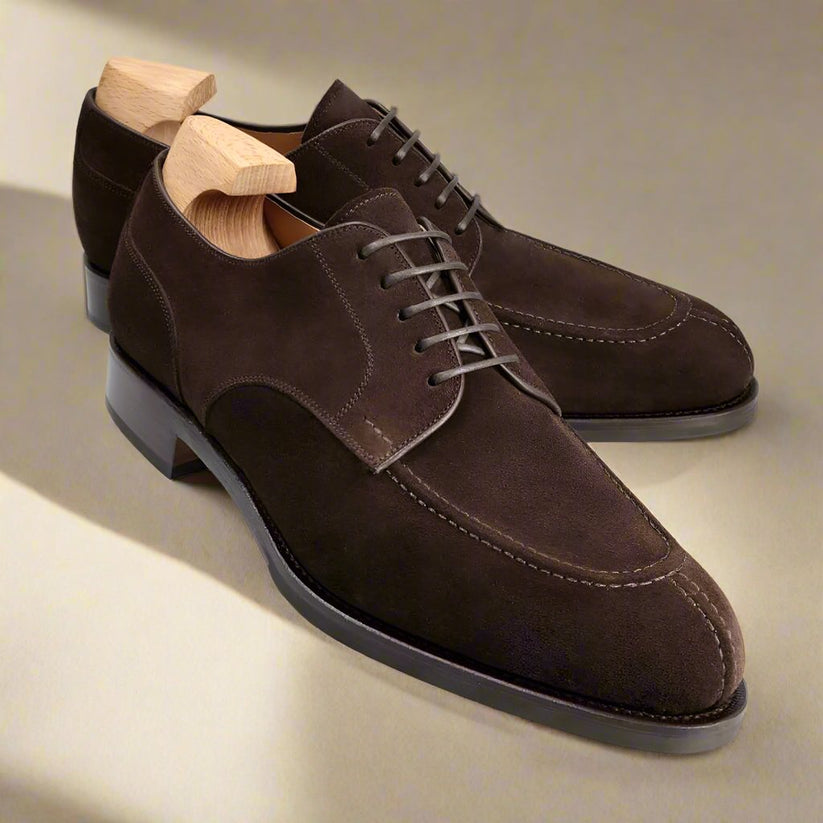 Suede Derby lace-up Shoes