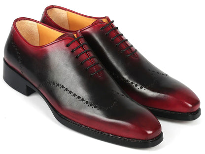 Sam Black Red Dual Tone Lace-up