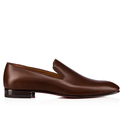 Matthews Chocolate Brown Leather Slip-on