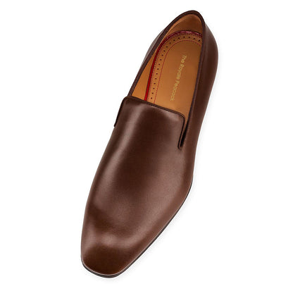 Matthews Chocolate Brown Leather Slip-on