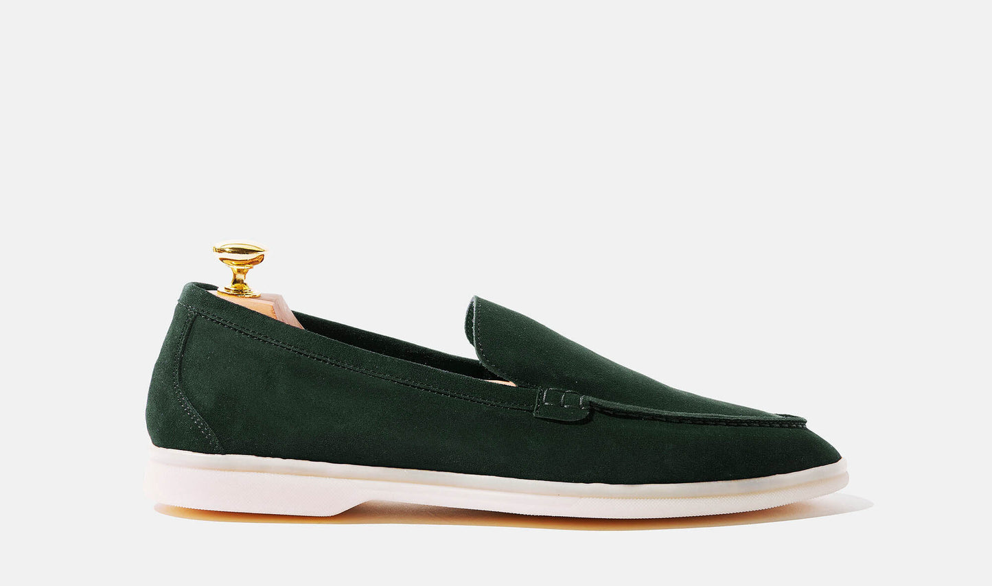 Cyrus Summer Green Suede Loafer