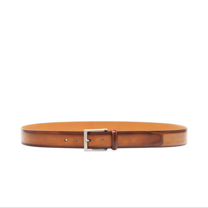 Light Tan Italian Leather Belt