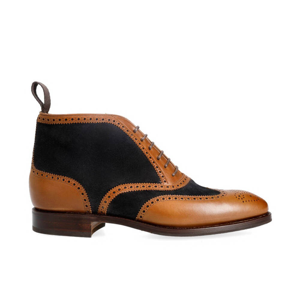 Scott Tan & Navy Blue Chukka Boot
