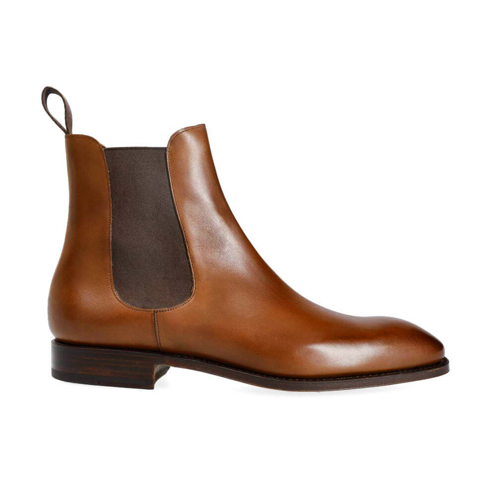 Tan Leather Chelsea Boot for Men | The Royale Peacock ⭐⭐⭐⭐⭐