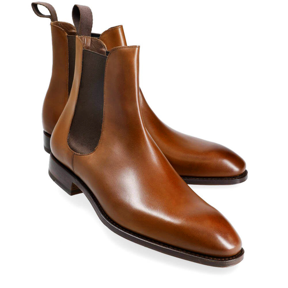 Tan Leather Chelsea Boot for Men | The Royale Peacock ⭐⭐⭐⭐⭐