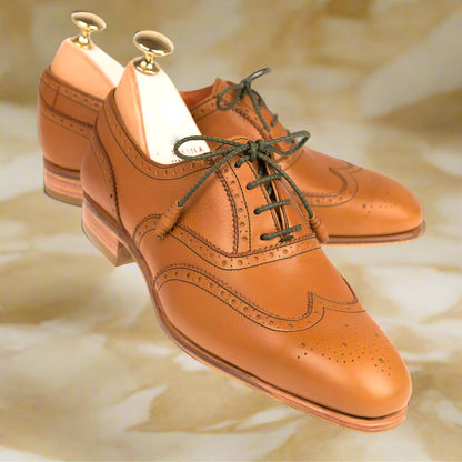 Hannah Tan Leather Wingtip for Women