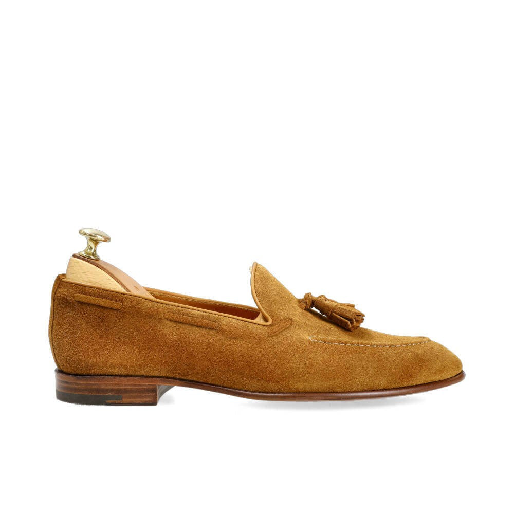 Arthur Tan Suede Tassel Loafer