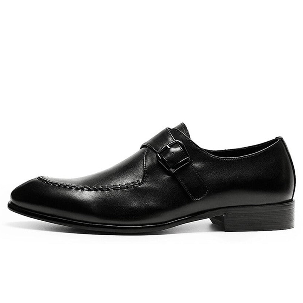 Alan Black Single Monk Strap - Romèro Ferrera