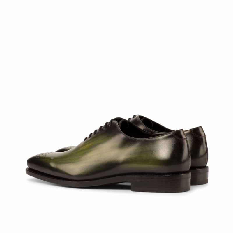 Theo Olive Green Patina Wholecut Oxford