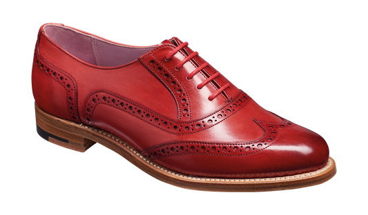 Fierce Orangish Tan Leather Oxford for Women