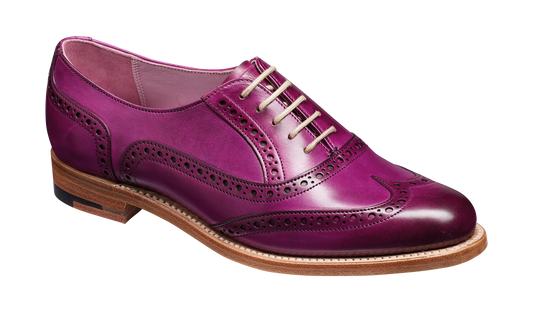 Fierce Magenta Leather Oxford for Women