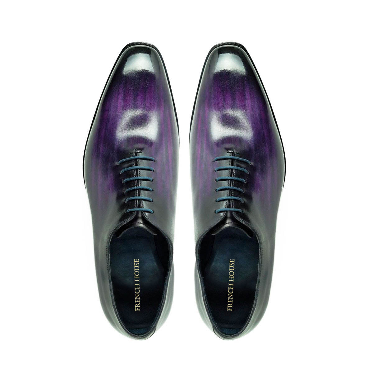 Stoke Purple Patina Wholecut Oxford