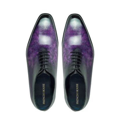 Orson Purple Patina Wholecut Oxford