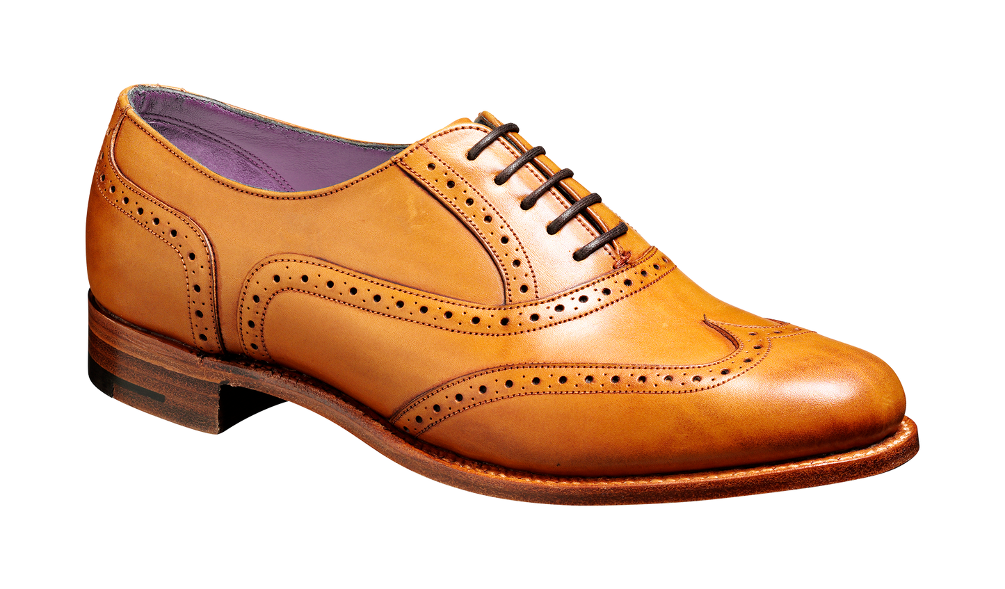 Lizzie Light Tan Leather Oxford for Women