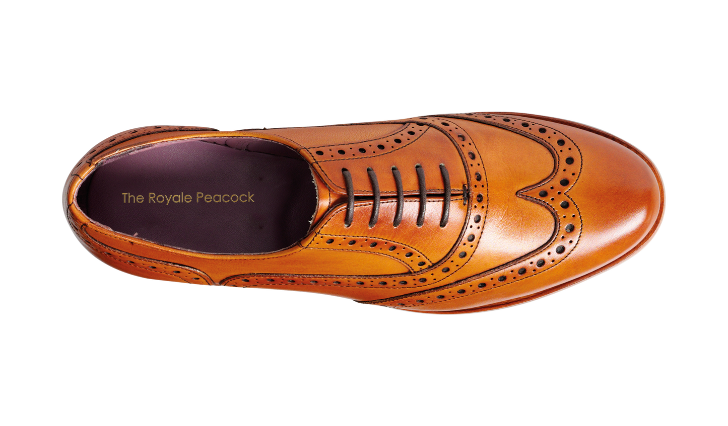 Lizzie Light Tan Leather Oxford for Women