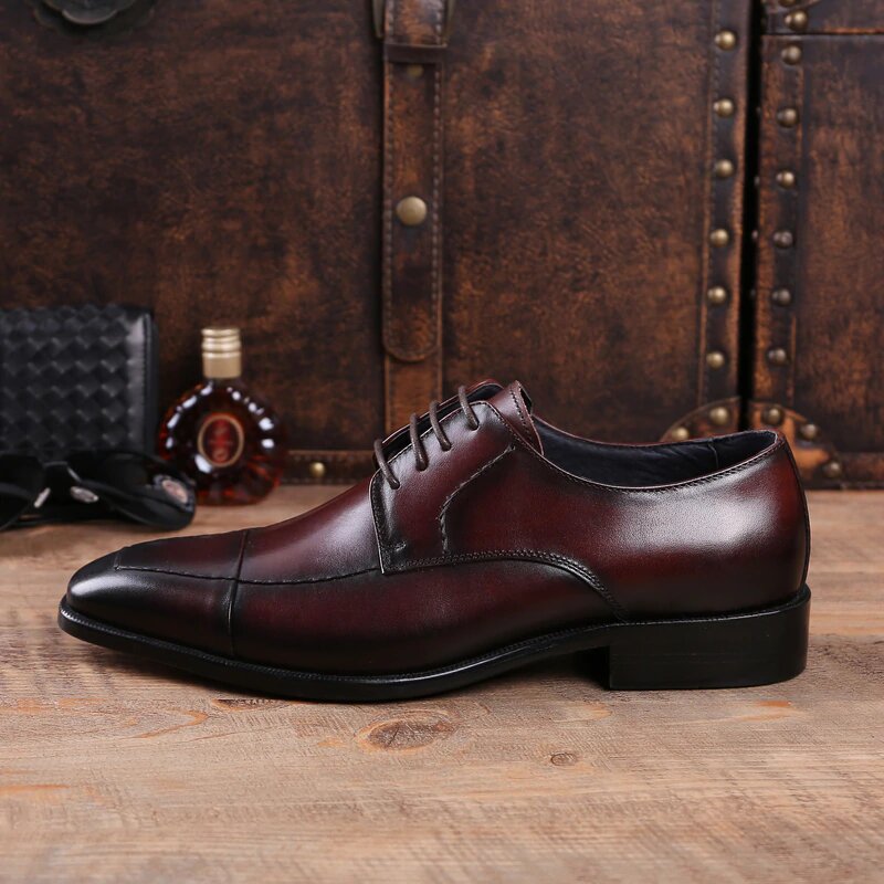 William Patina Burgundy Derby