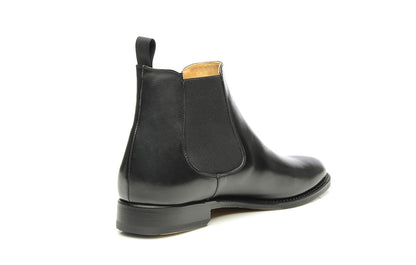 Emma Black Leather Classic Chelsea for Women