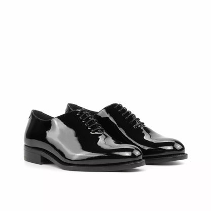 Galvin Black Patent Wholecut Oxford