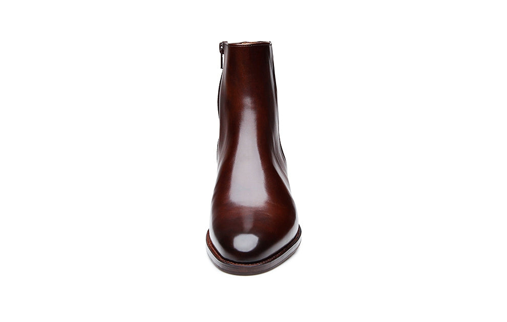 Ava Chocolaty Brown Side Zip Boot for Women
