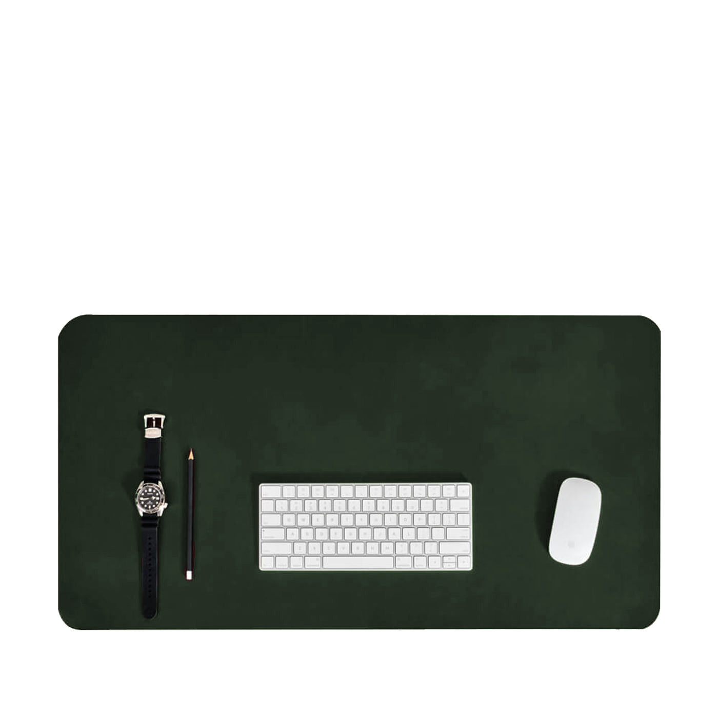 Olive Green Vegan Leather Desk Pad