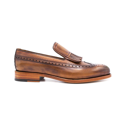 Arthur Tan Burnished Loafer