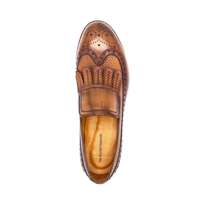 Arthur Tan Burnished Loafer