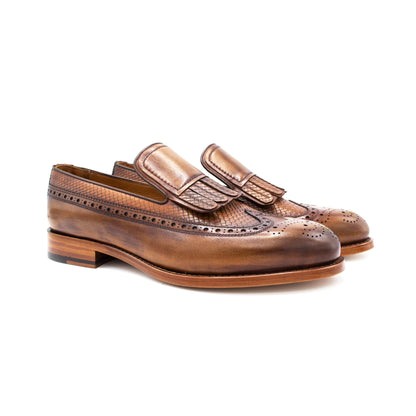 Arthur Tan Burnished Loafer