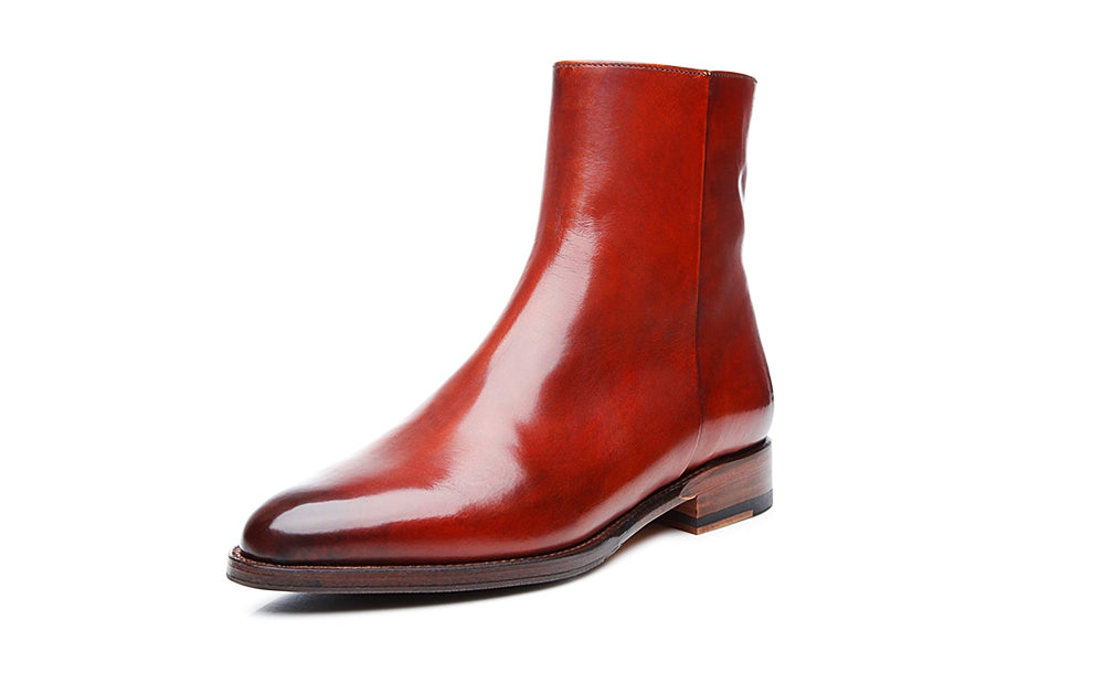 Ava Fierce Tan Side Zip Boot for Women