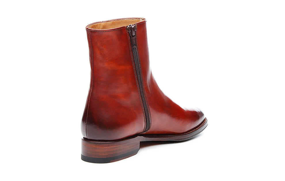 Ava Fierce Tan Side Zip Boot for Women