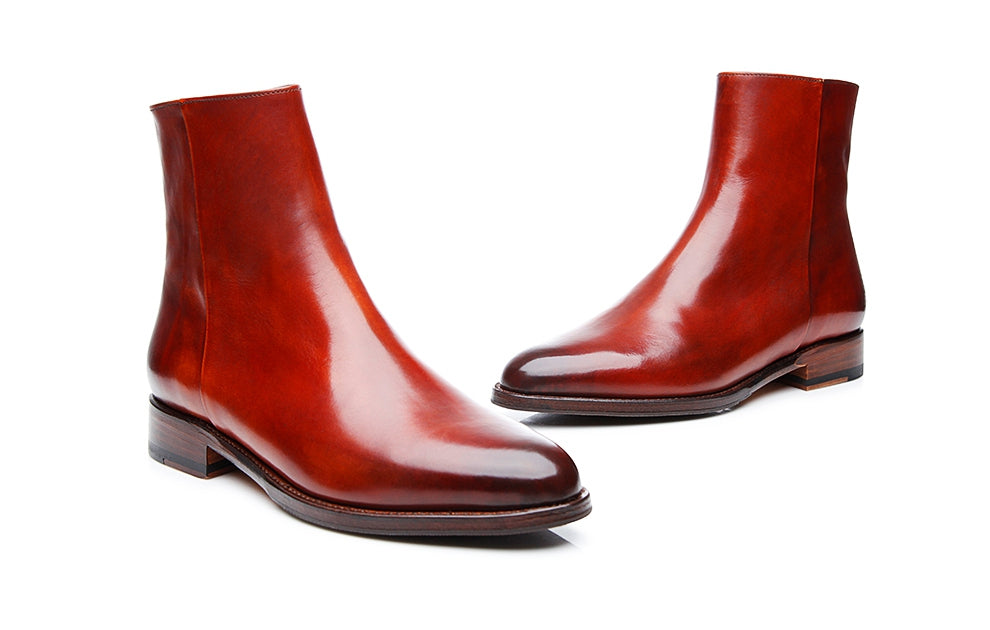 Ava Fierce Tan Side Zip Boot for Women