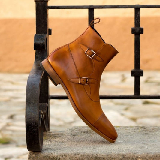 Daniel Tan Burnished Octavian Boot