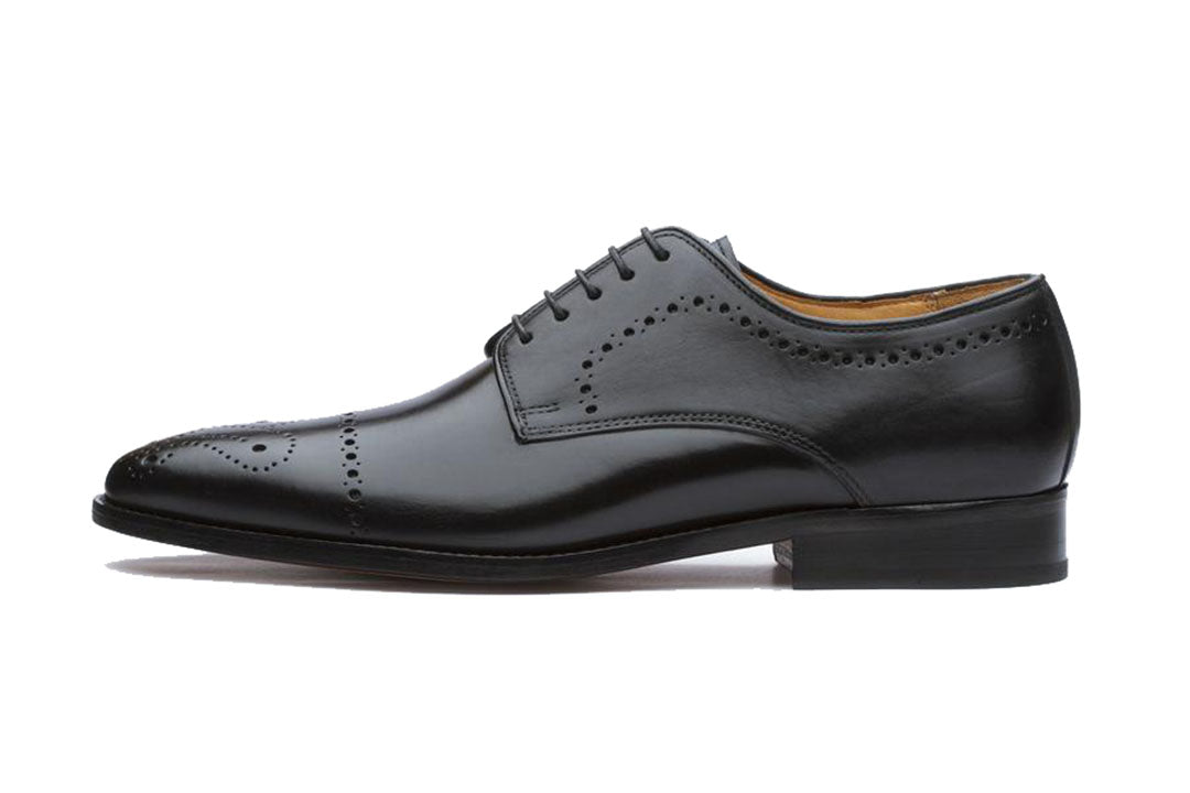 Midnight Black Derby Brogue