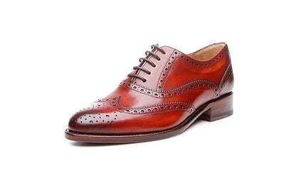 Emily Tan Leather Brogue Oxford for Women