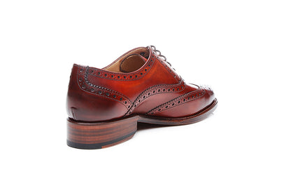 Emily Tan Leather Brogue Oxford for Women