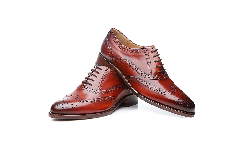 Emily Tan Leather Brogue Oxford for Women