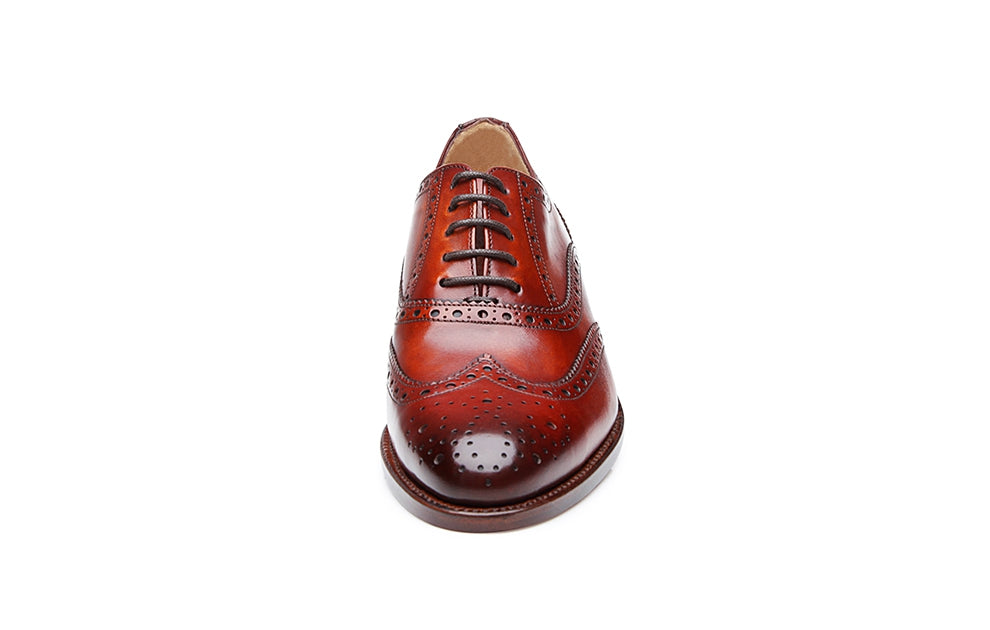 Emily Tan Leather Brogue Oxford for Women