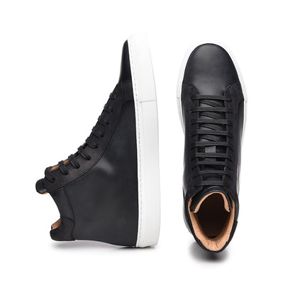 Robert Black High Top Sneaker
